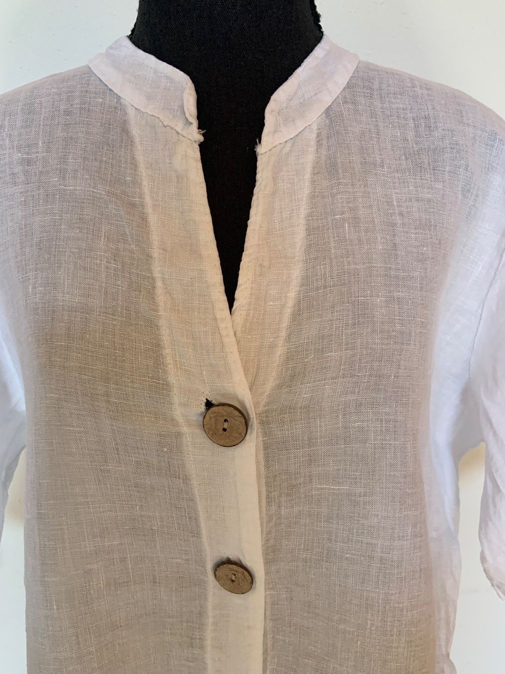 Tuniche: Leinentunika / Blusenjacke – Nuovo (secondo la descrizione) da Sigriswil venduto da ck56 3