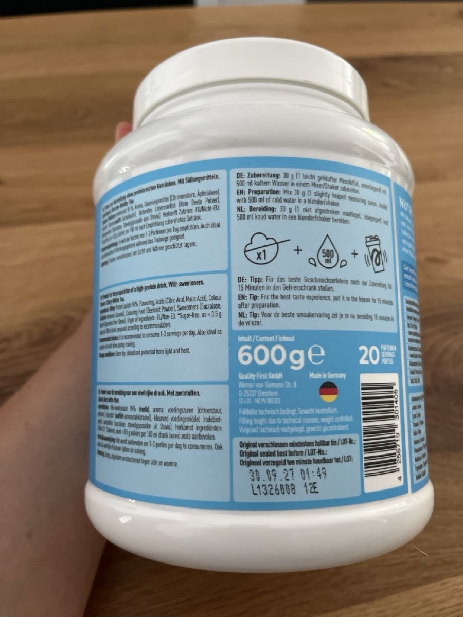 More Nutrition Lebensmittel & Spezialitäten: More PROTEIN ICED TEA STYLE - Cherry White Tea Flavour – Neu und originalverpackt aus Baar von Girlpower1994 1
