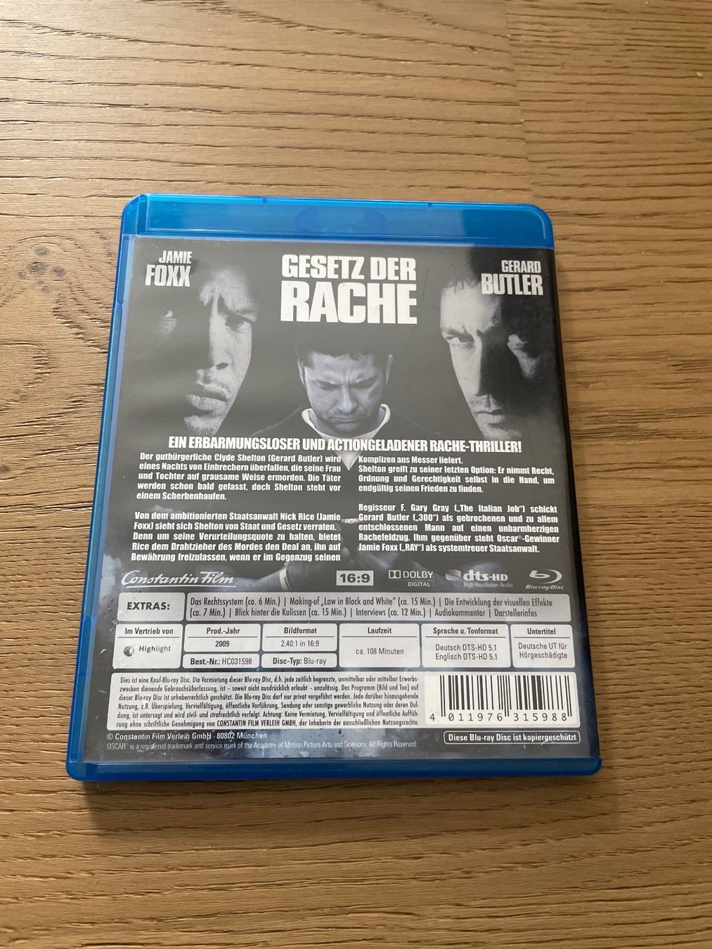 Alle DVDs: Gesetz der Rache Blue Ray – Gebraucht aus Sargans von Didis 1