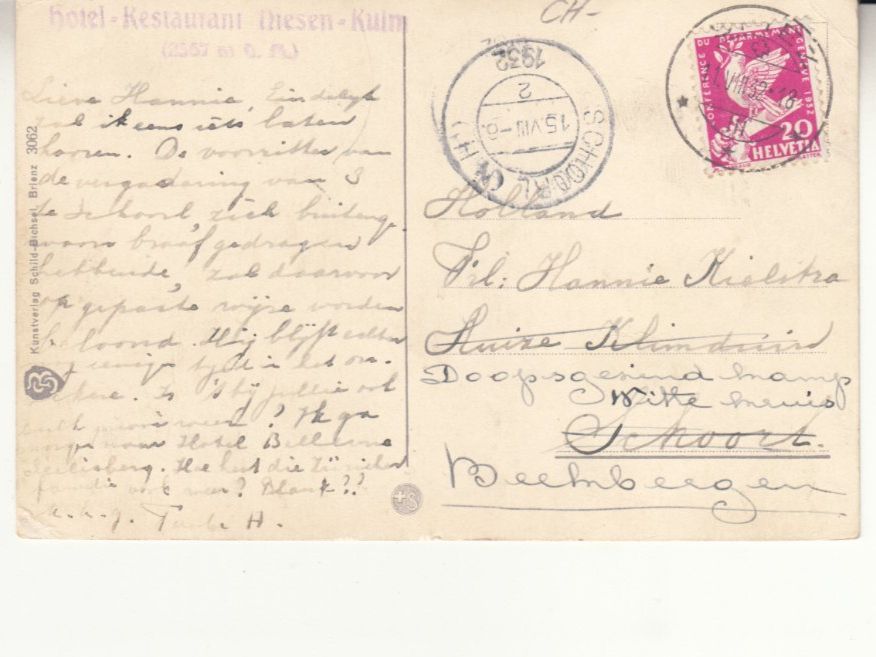 Cartoline postali: Thunersee 1932 – Usato da Bürglen TG venduto da StampGraf 1