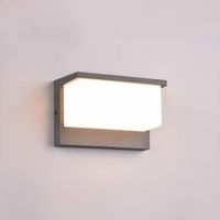 LED Aussen Wandleuchte, 23 cm x 15 cm