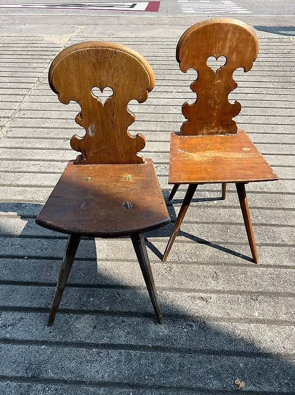 Sedie: Vendo 4 sedie antiche – Usato da Ascona venduto da Gianni044