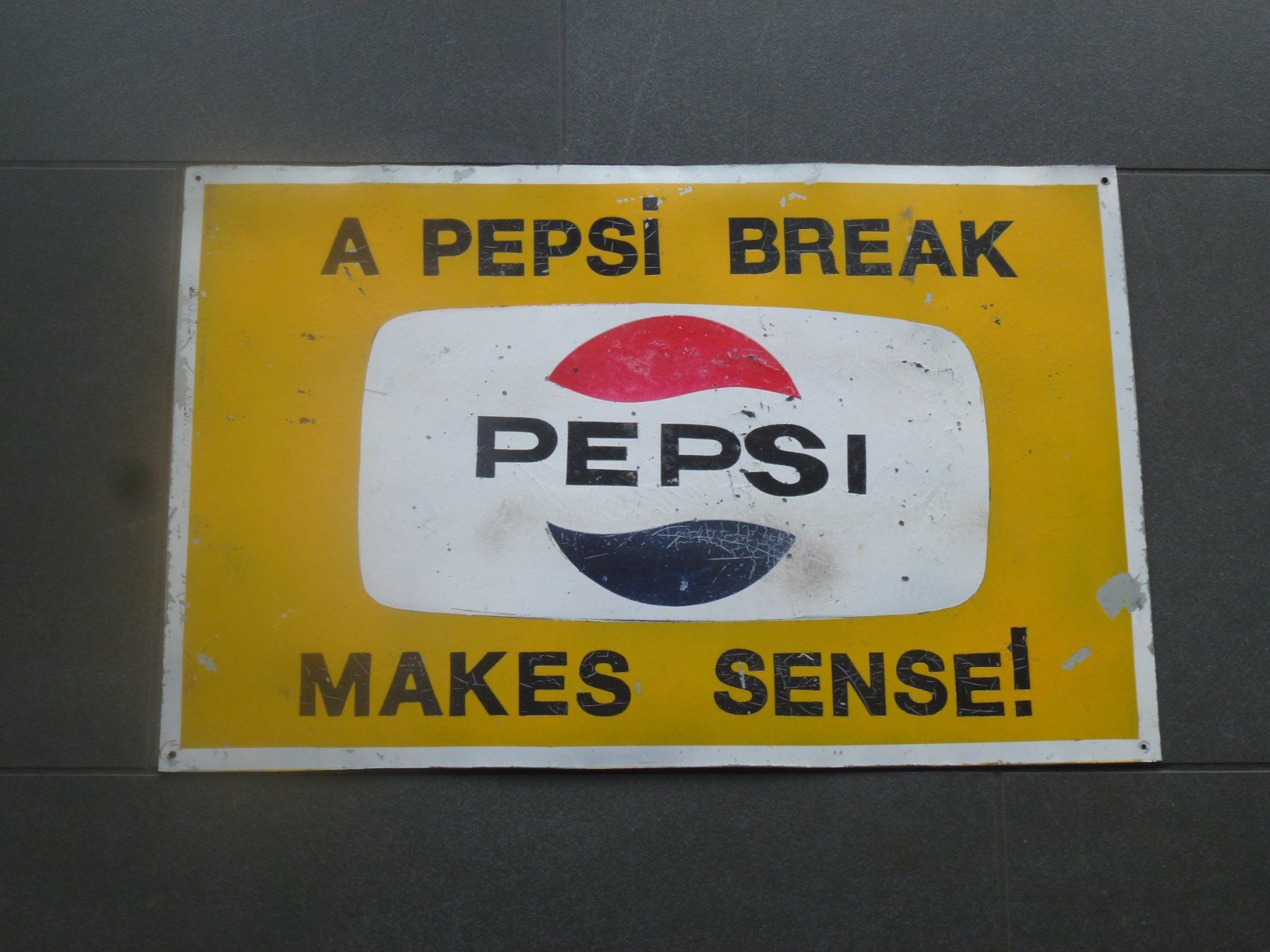 Pepsi Schilder: Antikes Werbeschild / PEPSI – Gebraucht aus Esslingen von eintagammeer 3