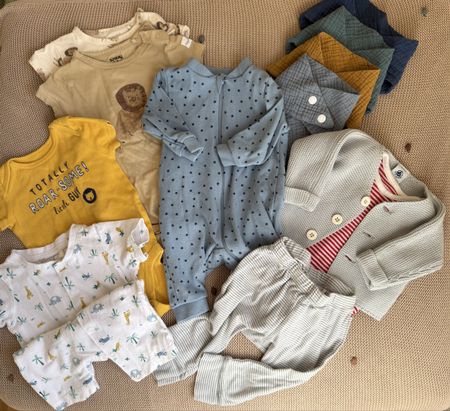 Baby-Kleiderpaket Junge Gr. 56–62 | 1–3 Monate | 8 Teile + G