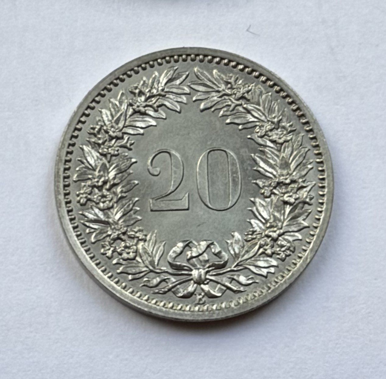 Tutti le monete: 1885 20 Rappen unz /stgl – Nuovo (secondo la descrizione) da Kirchberg SG venduto da Z-Collection 1