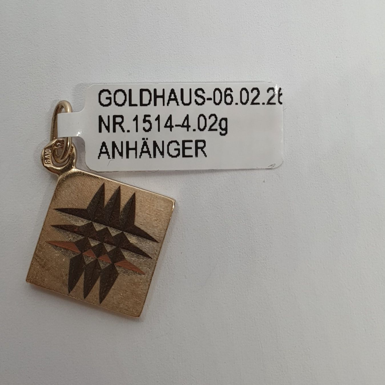 Ciondoli: Echt 9K Gold Anhänger – Usato da Luzern venduto da Goldhaus-Luzern 2