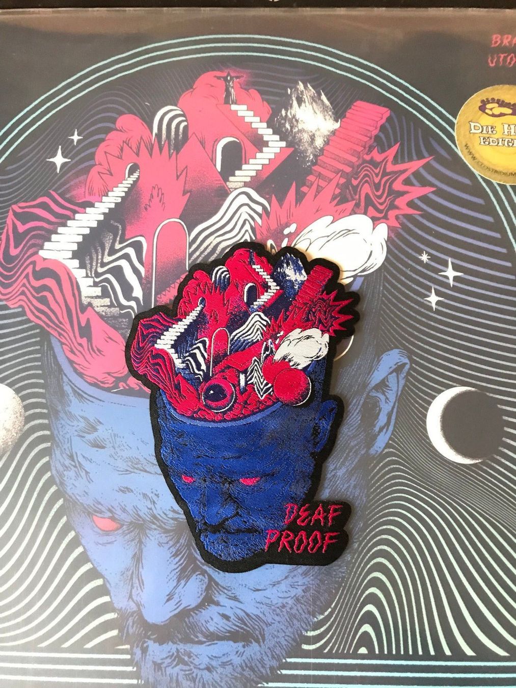 Schallplatten: Deaf Proof – Brain Utopia / Splatter LP – Neu (gemäss Beschreibung) aus Basel von Dinosauce 3