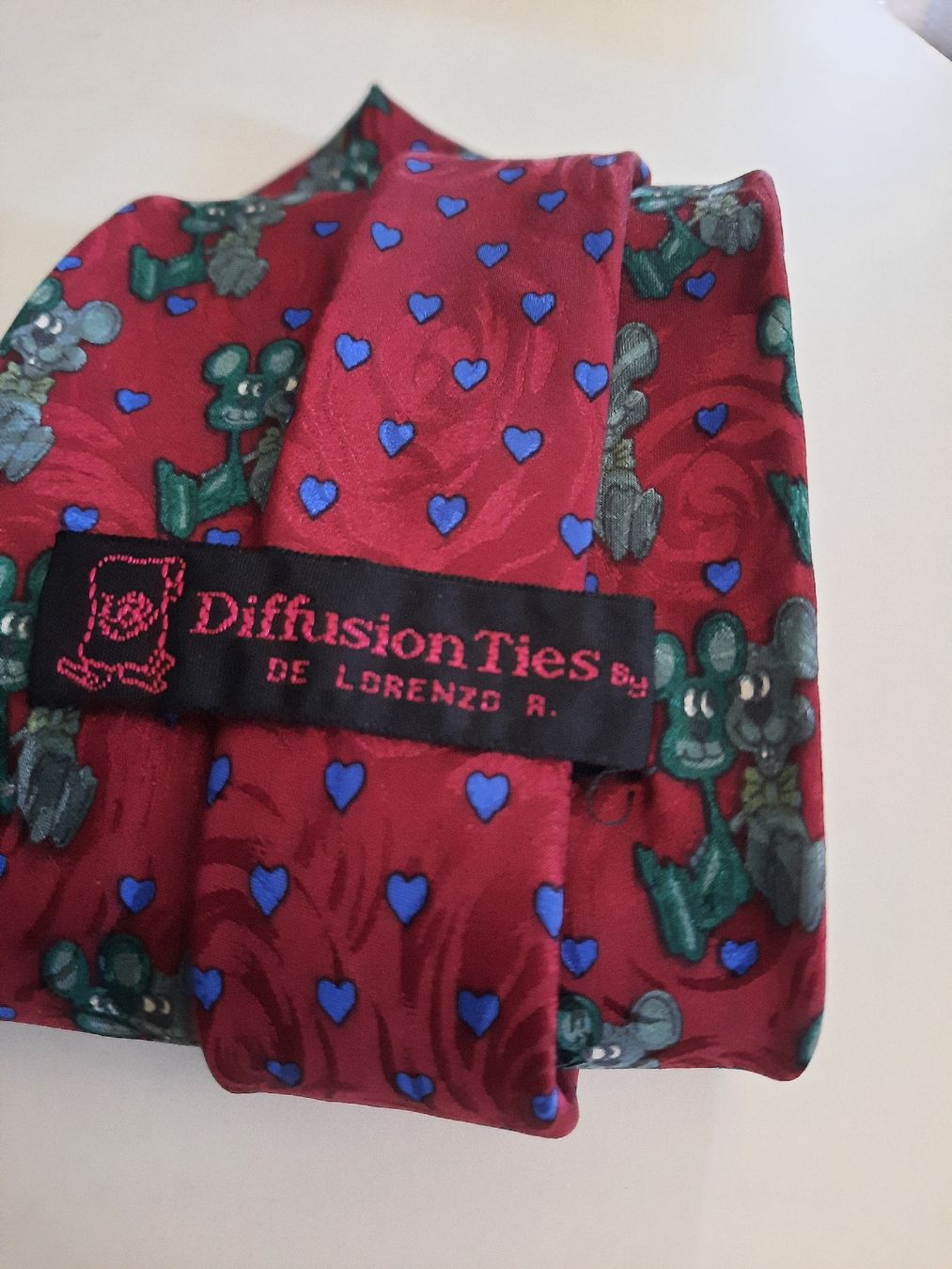Cravatte: cravatta in seta Diffusion Ties – Usato da Biasca venduto da Old_6blh 1
