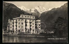 Interlaken, Hotel Bellevue vom Wasser au