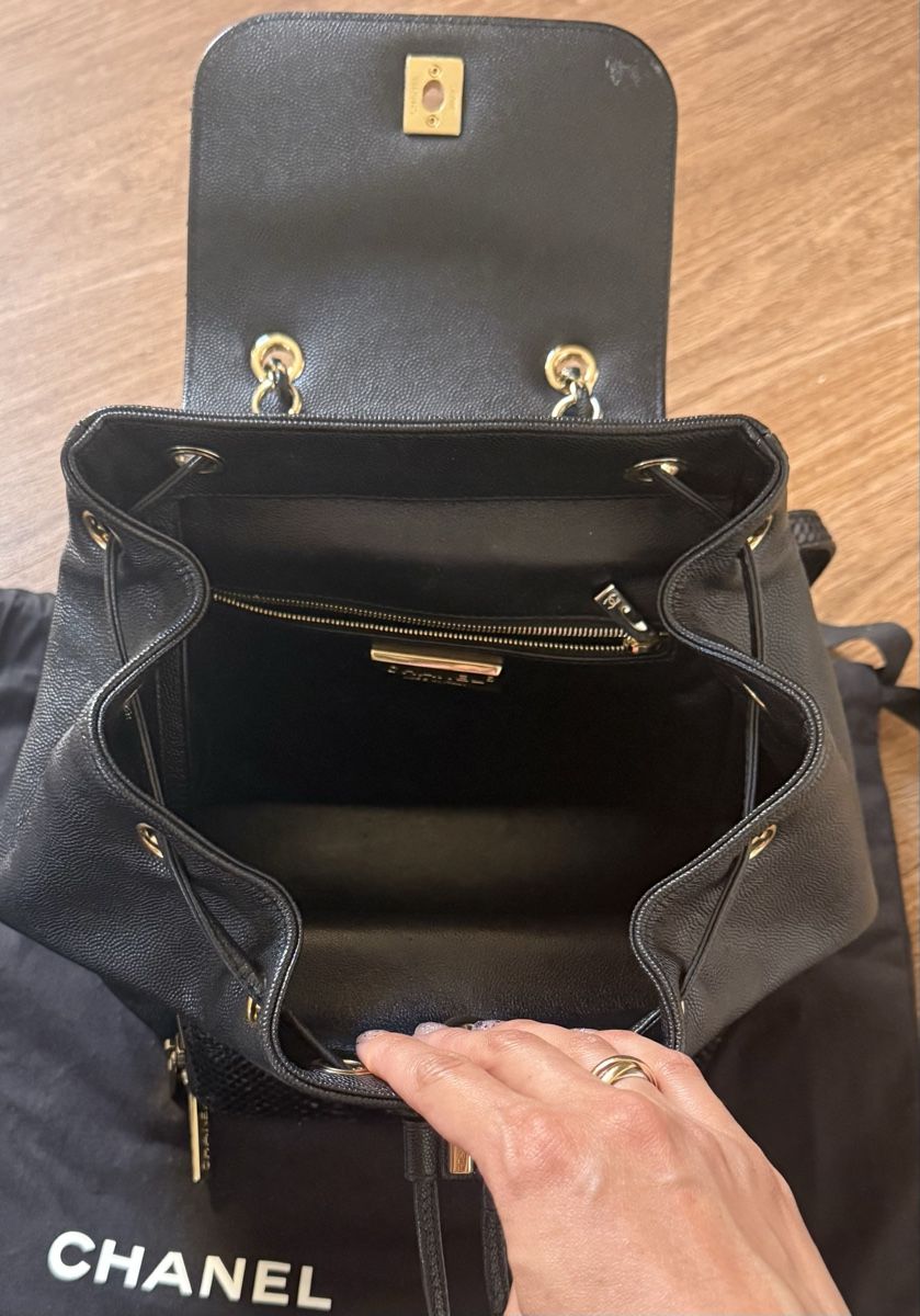 Chanel Rucksäcke: Authentic Chanel Backpack Black Leather & Python – Neu (gemäss Beschreibung) aus Regensdorf von ddt_wd8j 4