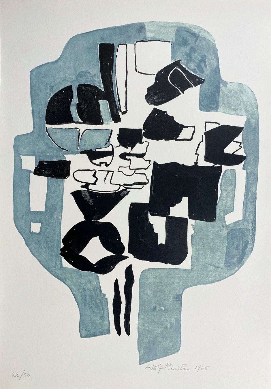 Grafica & Litografie: Adolf Riedlin, Lithografie 1965 – Nuovo (secondo la descrizione) da grenchen venduto da Belarte