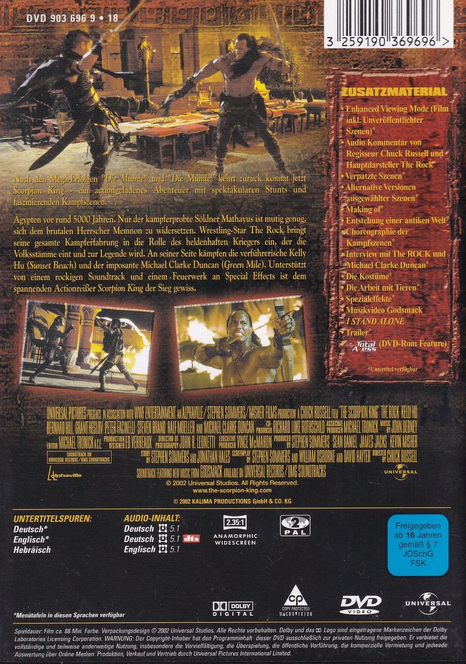 Tutti i DVDs: DVD ab Fr. 1.--, The Scorpion King – Usato da Lausen venduto da Mondeo10628 1