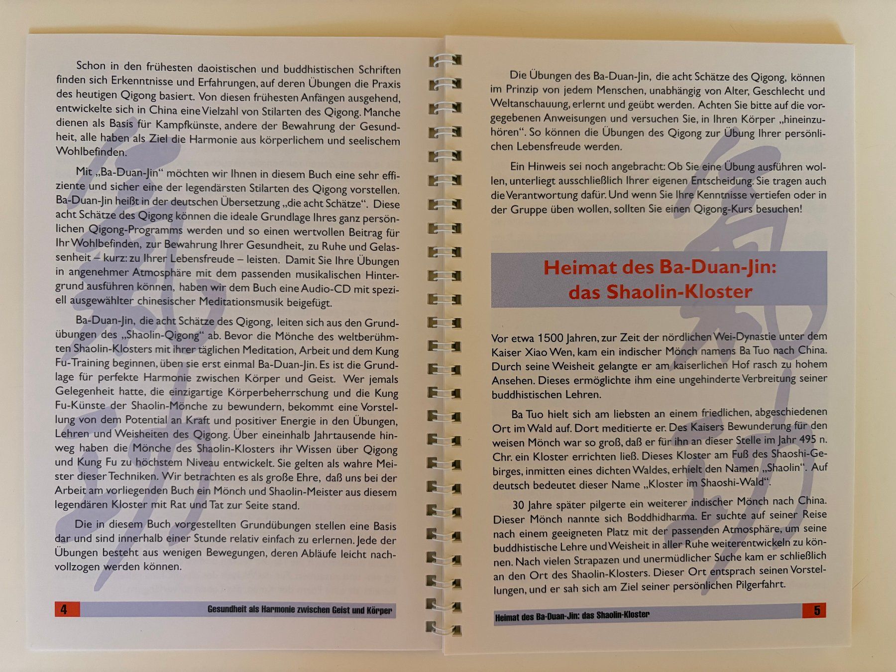 Libri: Stark & Gesund durch Qigong - mit Shaolin-Meister – Usato da Grüningen venduto da saya14 2