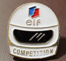 R439 - Pin F1 Formel 1 Rennfahrer Helm elf Competition 1992