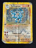 Pokemon Mackogneur holo - Set de Base 1st 8/102 - Français