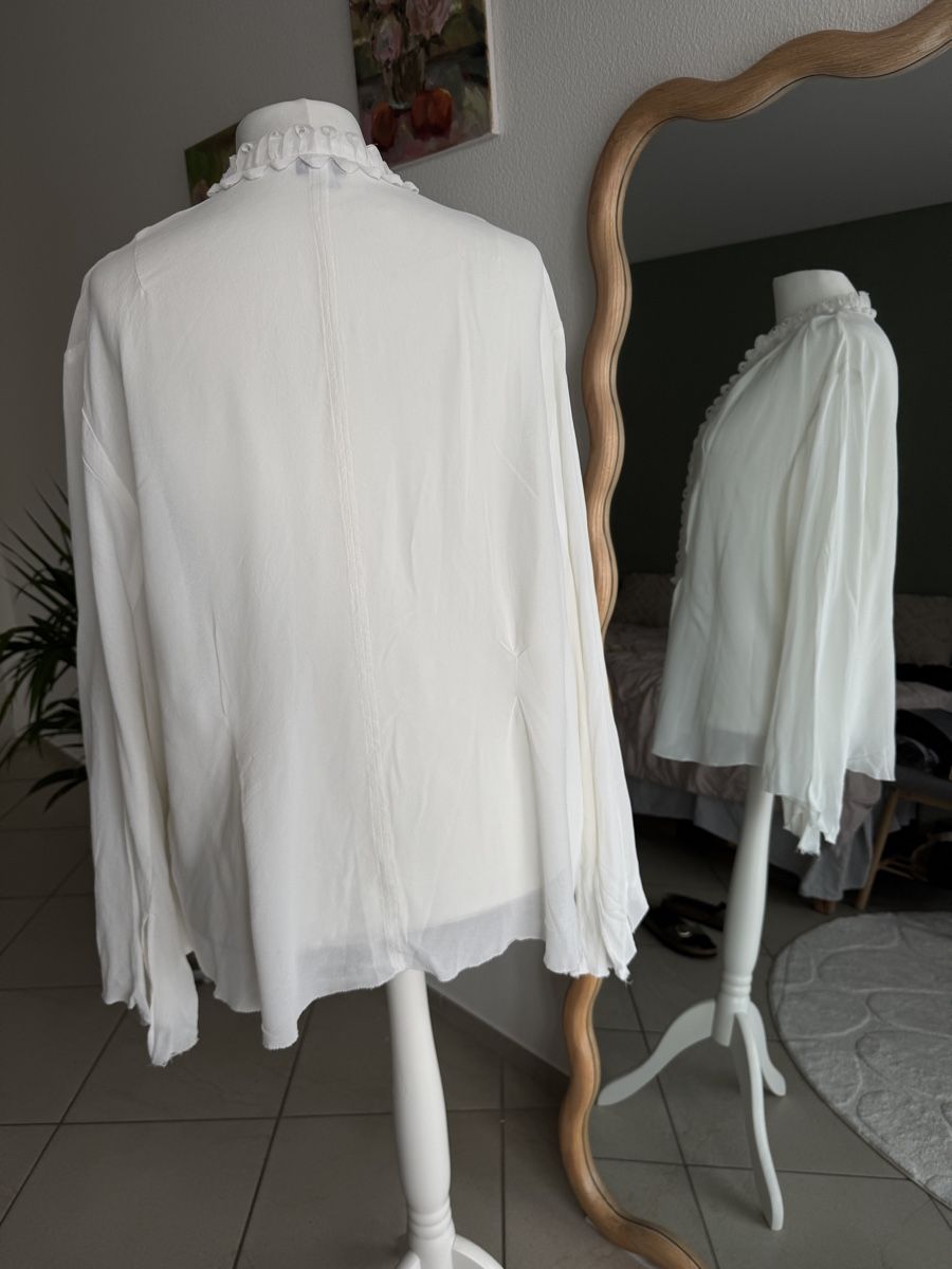 H&M Blusen: Elegante Bluse weiss – Neu (gemäss Beschreibung) aus Muttenz von einfach-schoen 3
