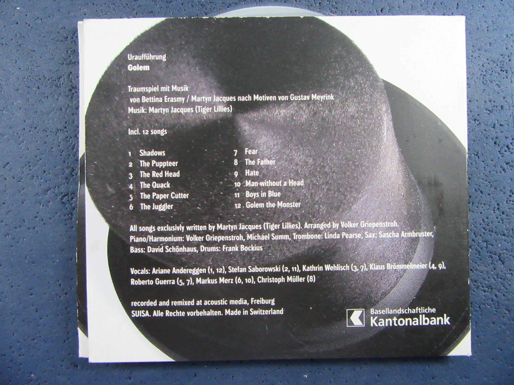 CDs: GOLEM THEATER BASEL CD – D'occasion à Ettingen par Hausi4711 2