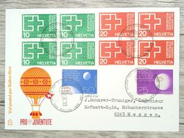 TR107 Enveloppe + Timbre Suisse 1964