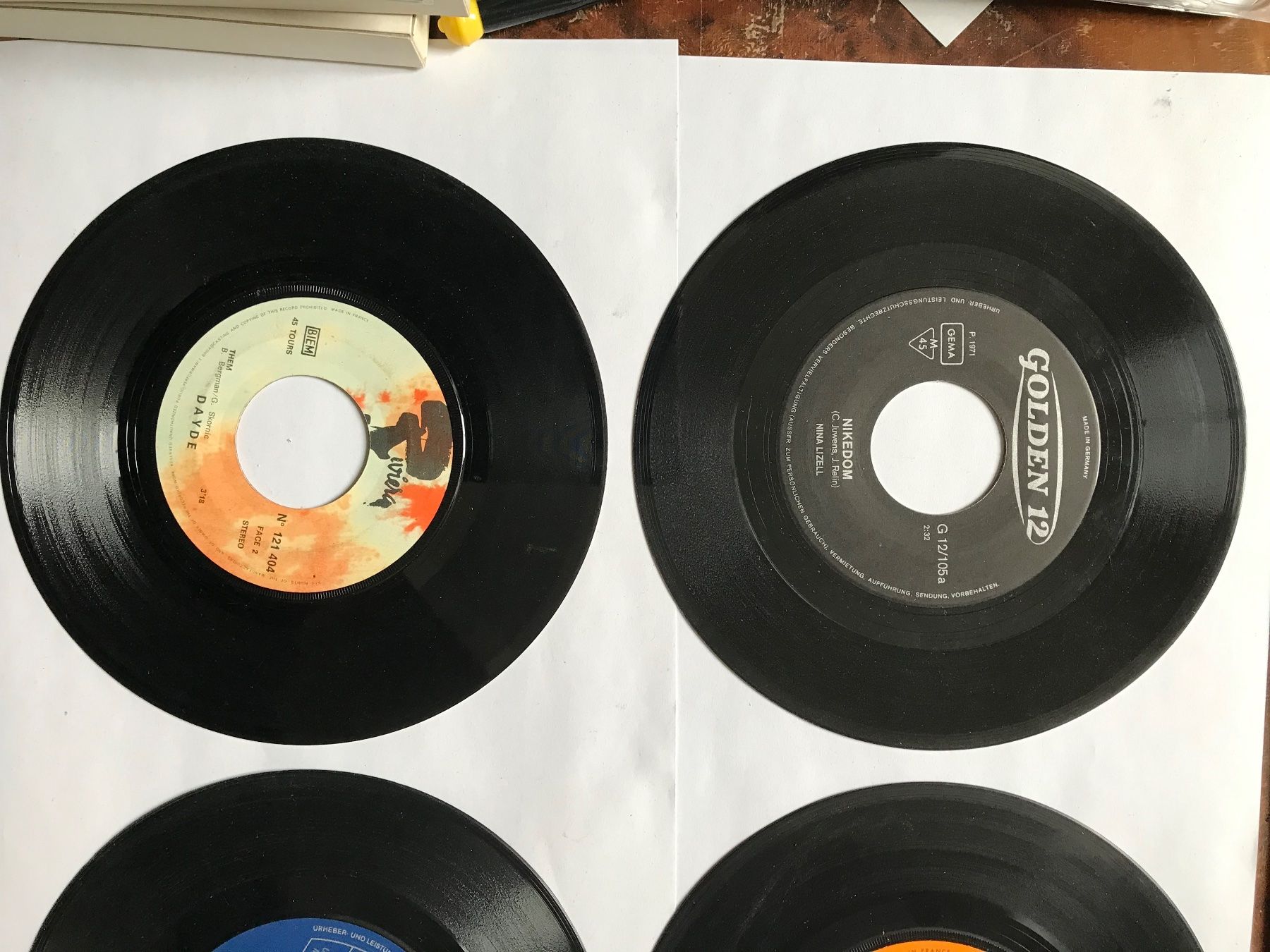 Dischi in vinile: single set nr. 12, verschiedene interpreten – Usato da liestal venduto da makai05 1