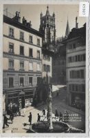 Lausanne - Place de la Palund et Cathedrale