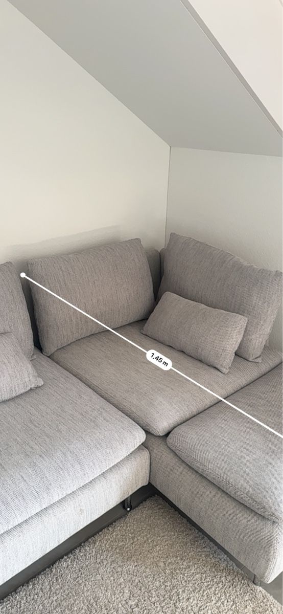 Divani: Graues Ecksofa – Usato da Watt venduto da dam_r9qh 6