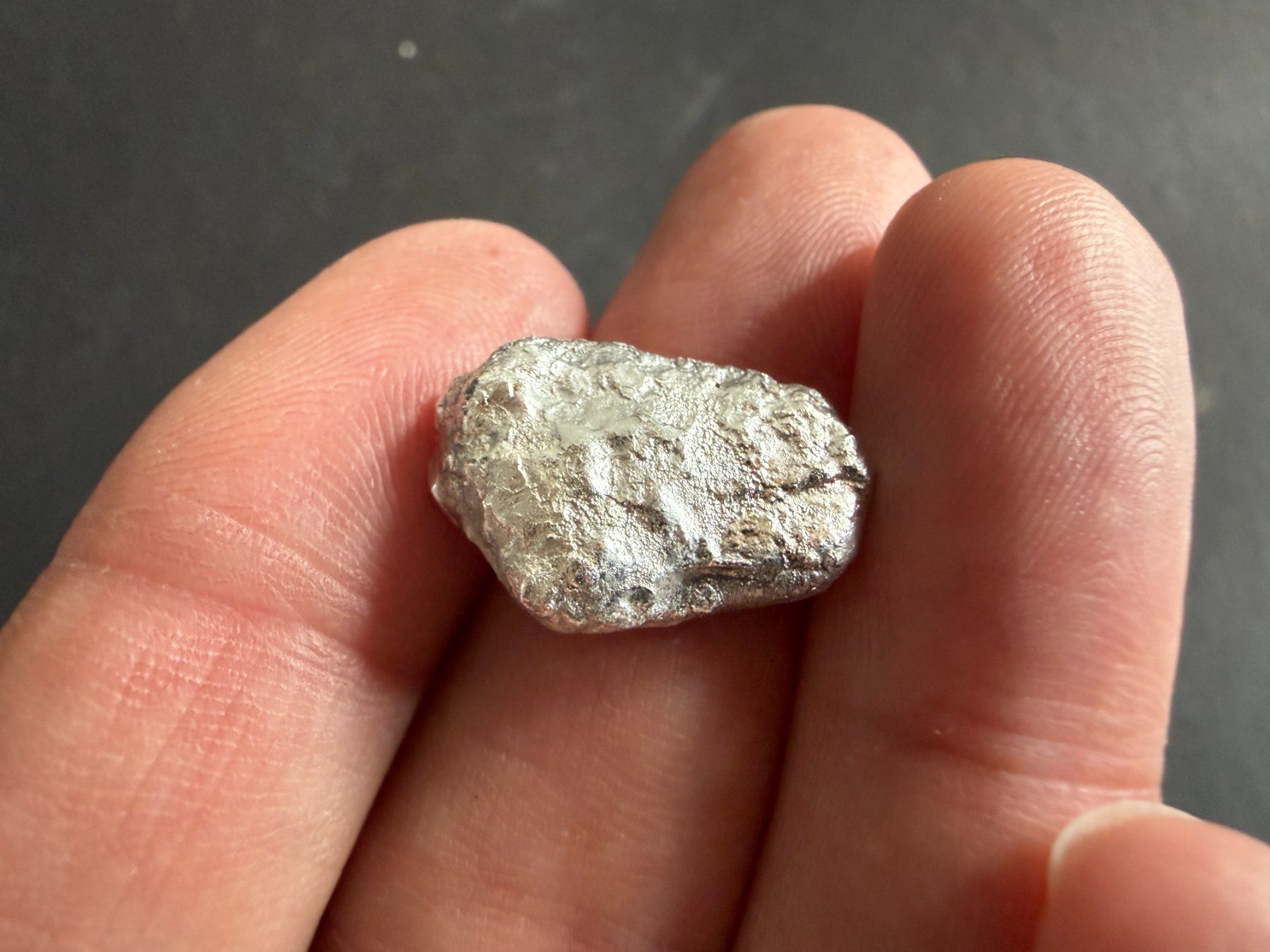 Metalli preziosi: Silber Nugget 7,66 g – Usato da Lützelflüh-Goldb venduto da Elementis 2