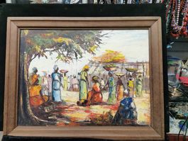 HUILE SUR PANNEAU SIGNÉE