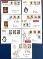 1964-72 / Liechtenstein 7 R - FDC - Gelaufen - 3 x Express