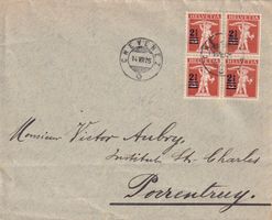 Aufbrauchsausgaben 1915-1930 mit neuen Wertaufdrucken