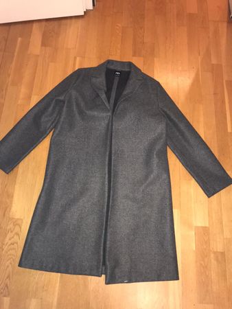 Zara Wollmantel, Grau, Grösse L - Zeitlos und Elegant!
