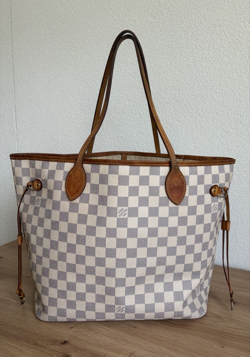 Louis Vuitton Borse da donna: Louis Vuitton Neverfull MM Damier Azur  – Usato da Naters venduto da DesireeR 1