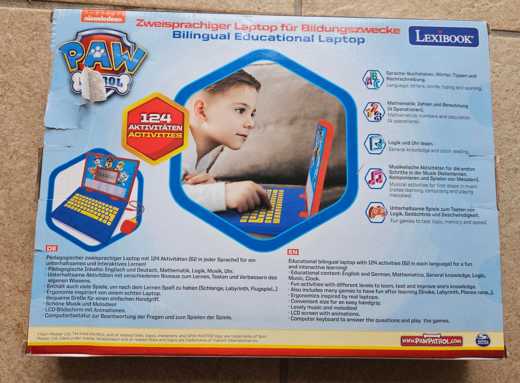 Giocattoli: Lexibook Ordinateur éducatif Paw Patrol – Nuovo e nell'imballaggio originale da Cuarnens venduto da sambote 1