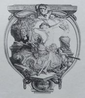 Exlibris Franz von Bayros - Heliogravur Erotik