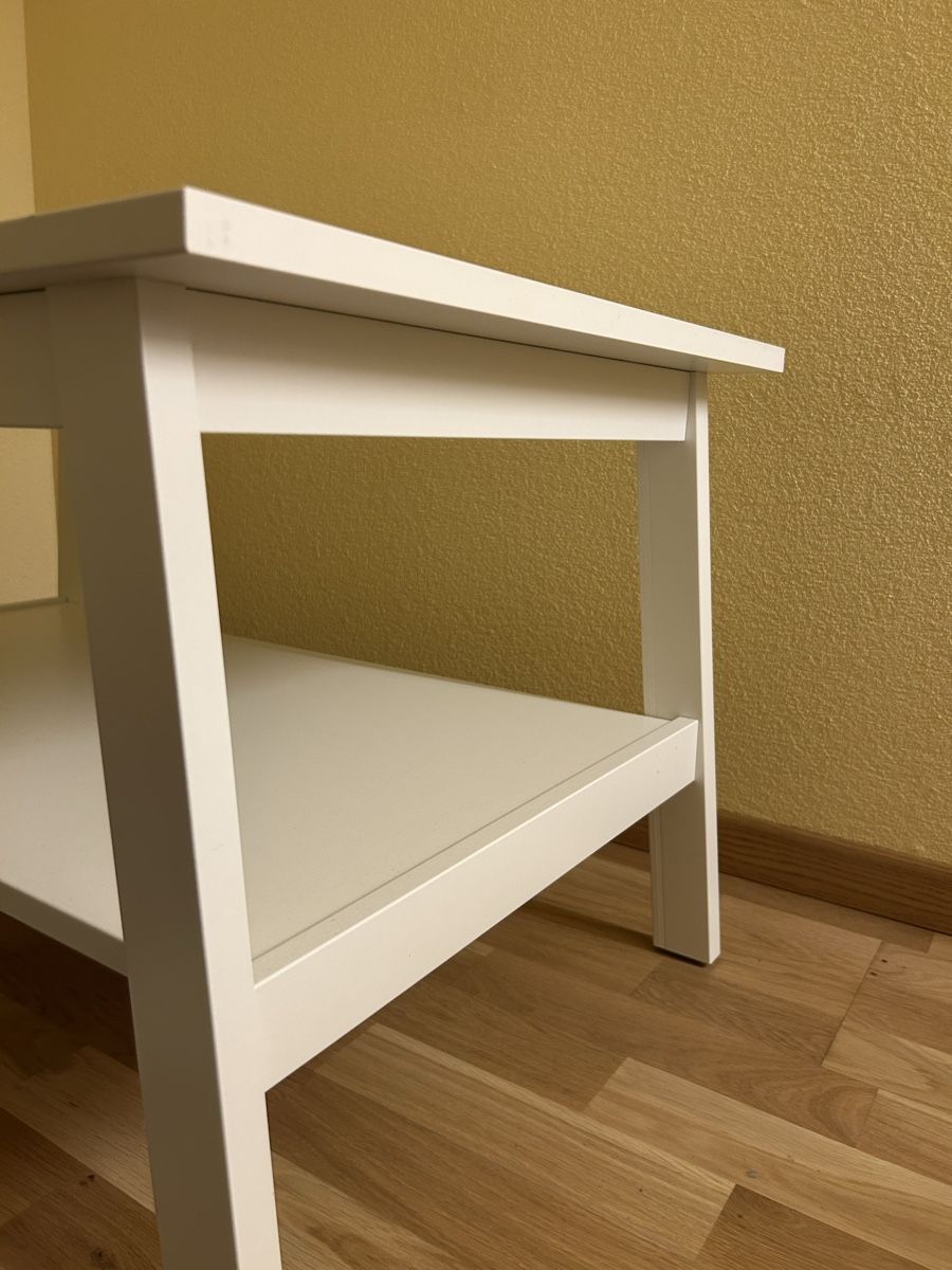 Tavoli: Couchtisch weiss mit Ablage -schlicht und modern – Usato da Maisprach venduto da _aliciarebecca_ 2