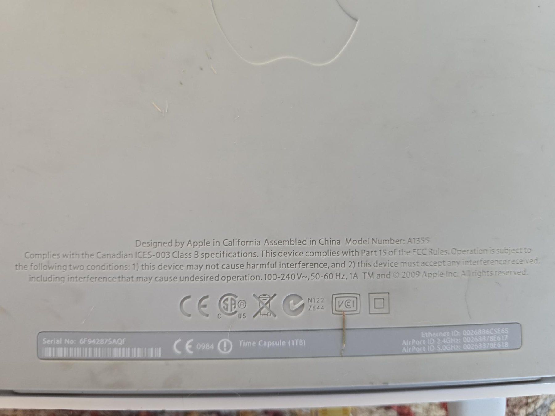 Apple Harddisks: Apple Time Capsule 1 TB – Gebraucht aus Brione s. Minusio von Littleninja 1