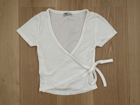 Sommerliches weisses Top, Grösse XXS