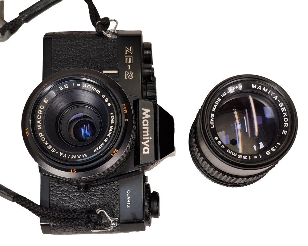 Mamiya Fotocamera: MAMIYA Spiegelreflexkamera ZE-2 mit 2 Objektiven – Usato da Wil SG venduto da Restwert_Wil 5