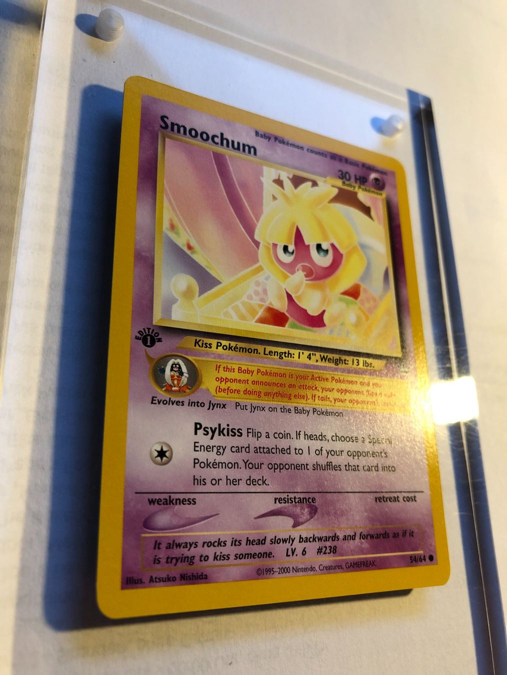 Cartes à collectionner: Smoochum 1st Neo Revelation - MINT - ab 1.- – D'occasion à Giubiasco par dan_pr8b 1