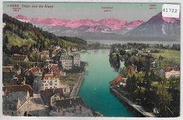 Thun und die Alpen - Litho