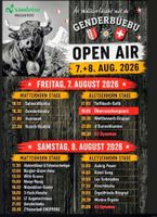 Genderbüebu Openair Naters / 2-Tages- Ticket