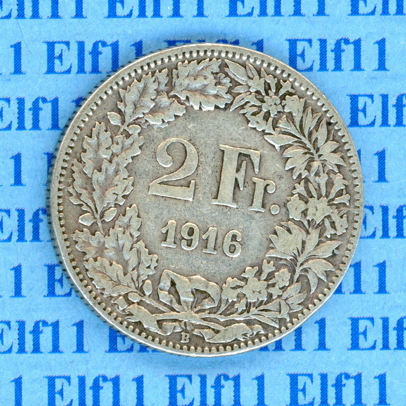 Alle Münzen: CHF___2.00 1916 ss 2 Franken – Gebraucht aus Widnau von Elf11