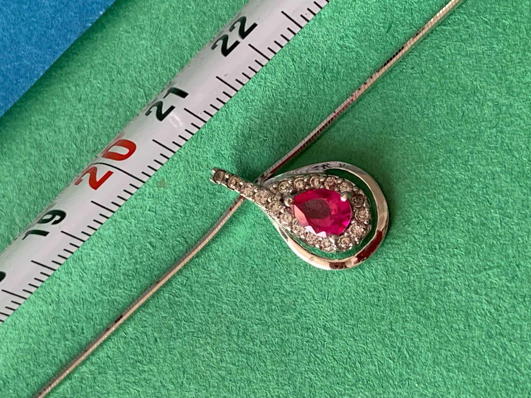 Ciondoli: Schlangenkette pinkiger Tropfen – Usato da Laufen venduto da belleskulptur 2