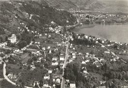 Minusio TI  Flugaufnahme Nr.10158 , 1950