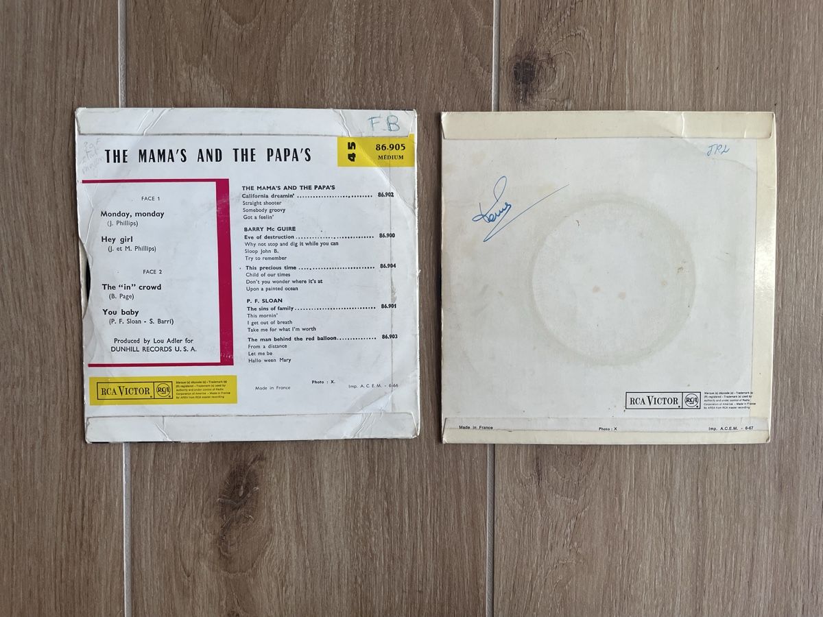 Dischi in vinile: 2  vinyles - The Mamas & The Papas – Usato da Lonay venduto da ju-71 1