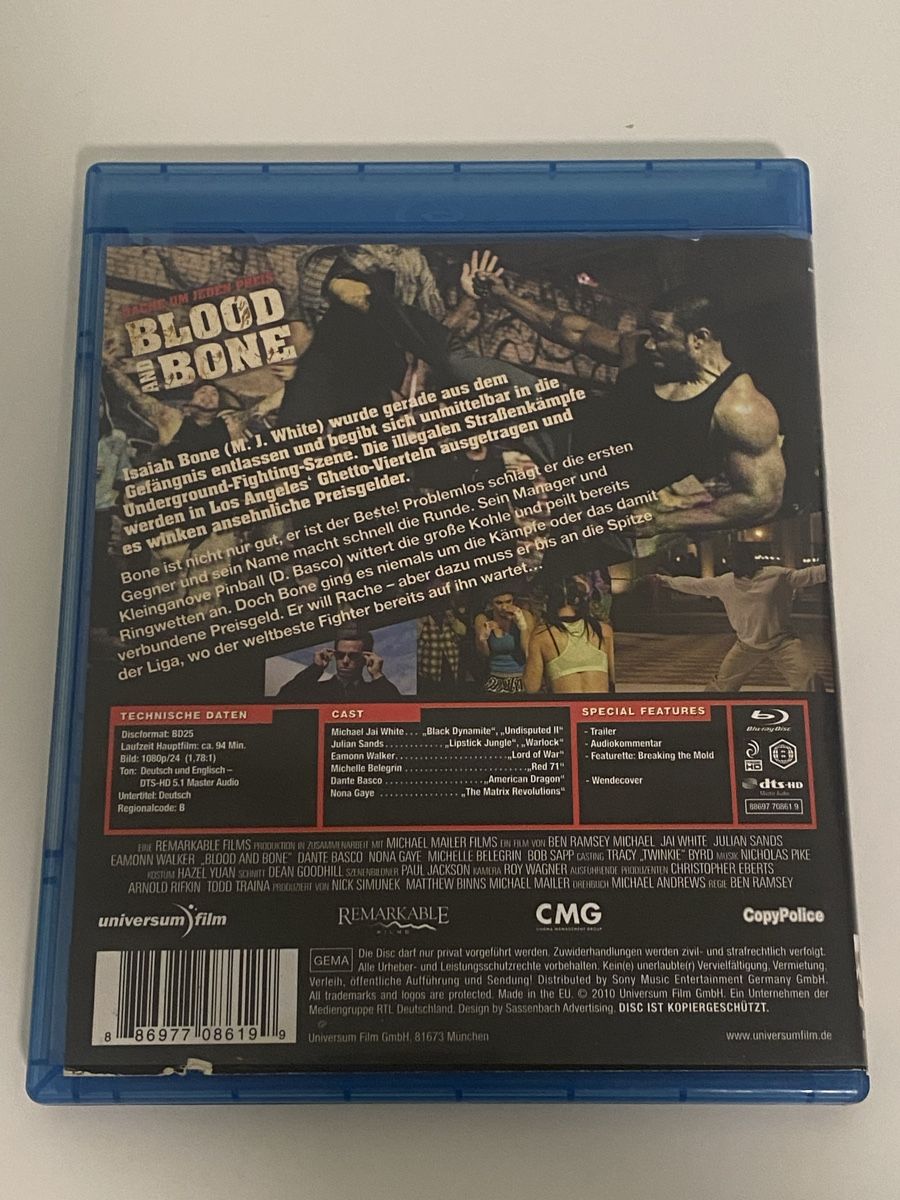 Tutti i DVDs: Blood and Bone Blu-ray – Usato da Oensingen venduto da mig_99db 1
