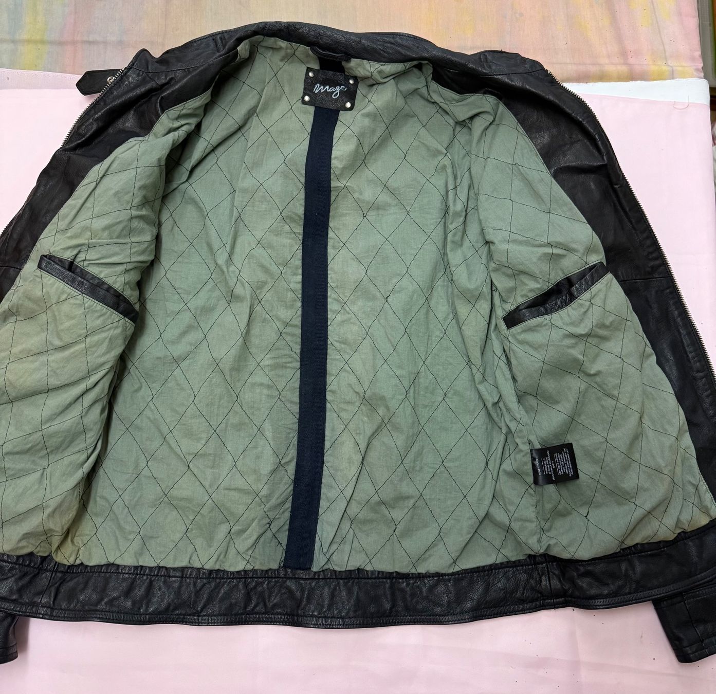 Giacche: MAZE - Lederjacke schwarz Grösse L – Usato da Schwändi b. Schwanden venduto da Akuritas907 4