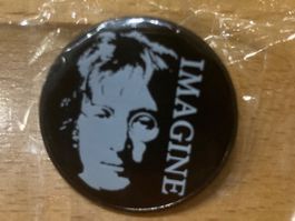 John Lennon Beatles Pin Anstecker Punk Metal Rock Band