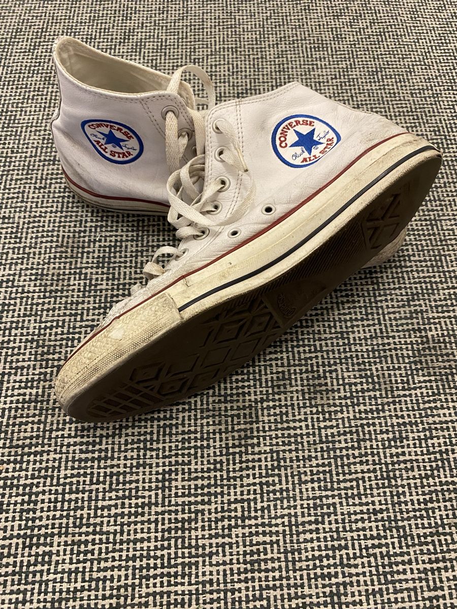 Converse Herrenschuhe: Converse - Baskets blanches montantes taille 43 – Gebraucht aus Genève von TheMattiBoutique 1