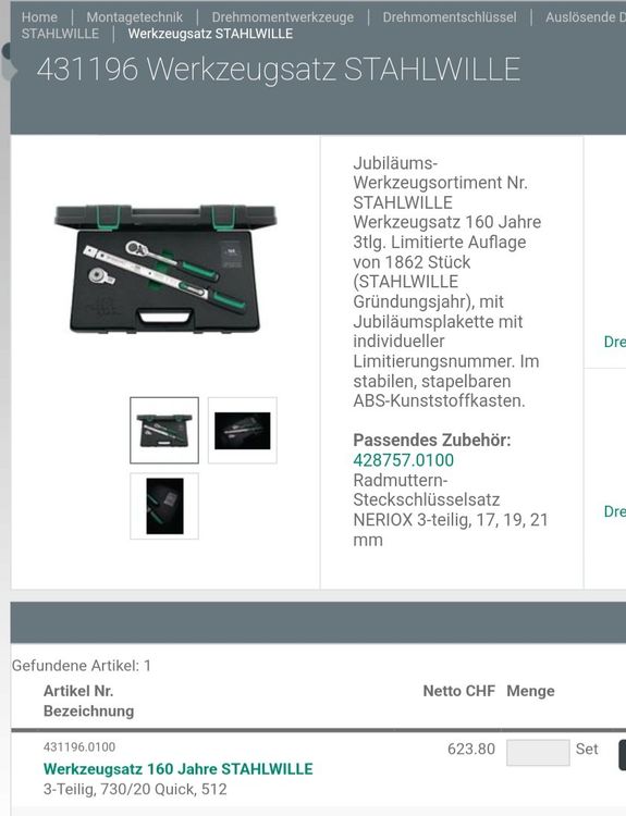 Stahlwille Torx-Garnitur – 34-teilig Im ABS-Kasten, Für Innen- Und Außen-TORX®