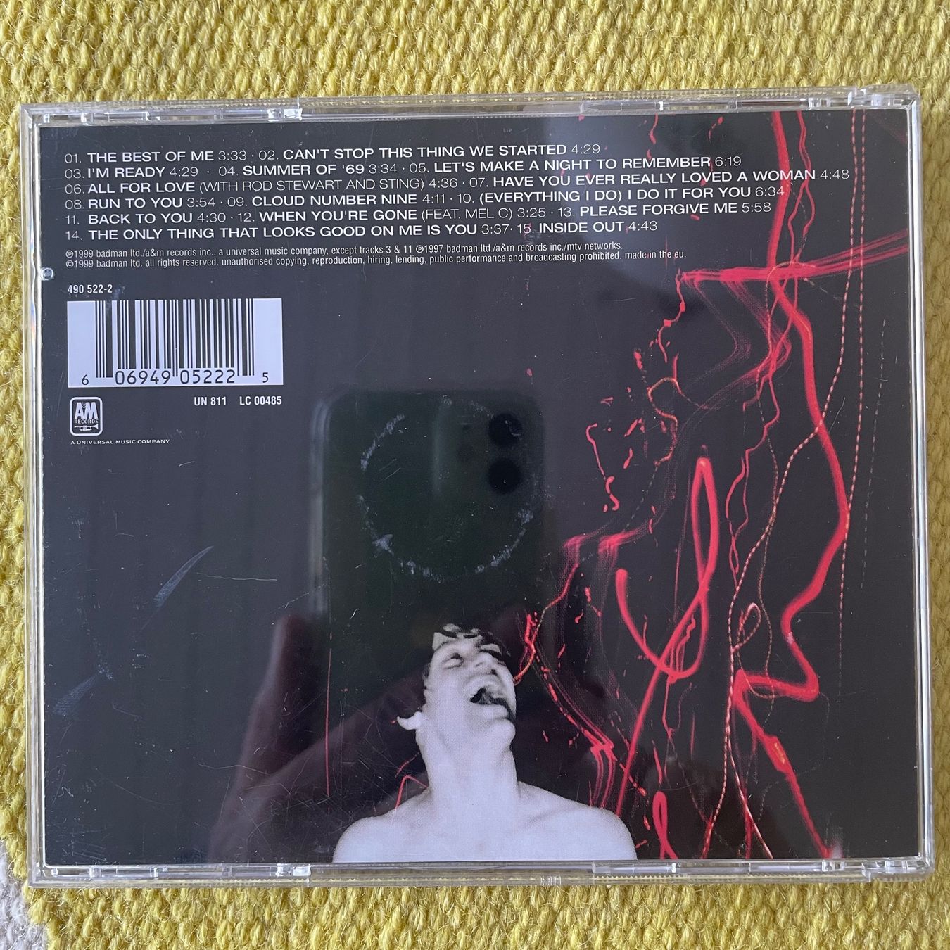 CDs: BRYAN ADAMS-THE BEST OF – Gebraucht aus Rorschacherberg von CD-Roli 1
